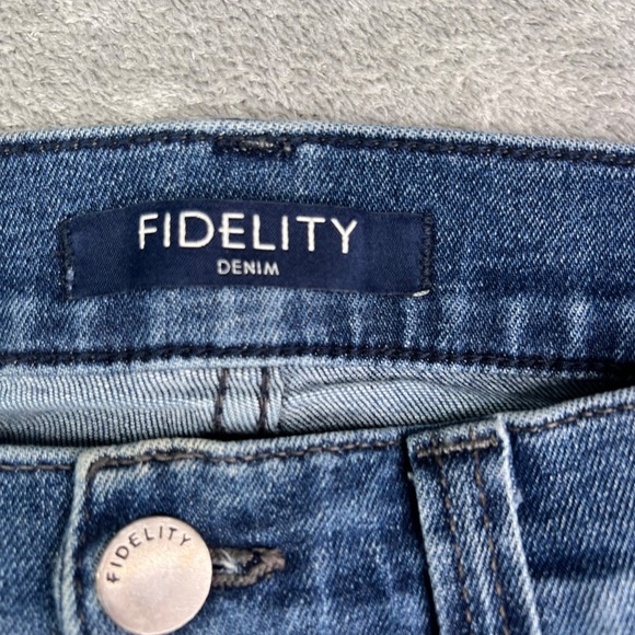 Fidelity Jeans Men 29x33 Torino Blue Slim‎ Fit Tapered Medium Made In USA Denim - Picture 12 of 16